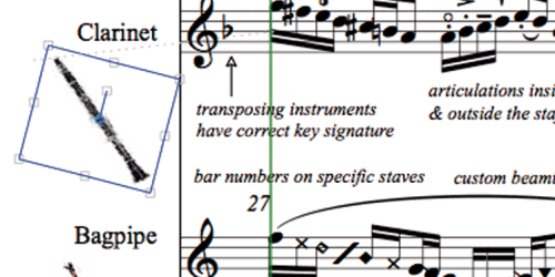 Sibelius Grafik-Import